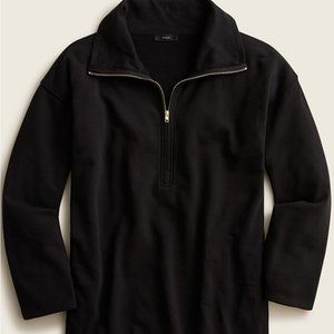 J. Crew University Terry Long Half-zip Tunic